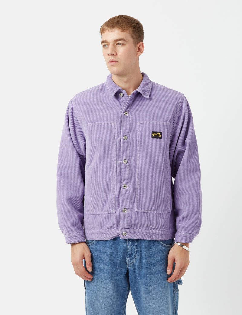 Stan Ray Winter Box Jacket (Cord) - Mauve Violet