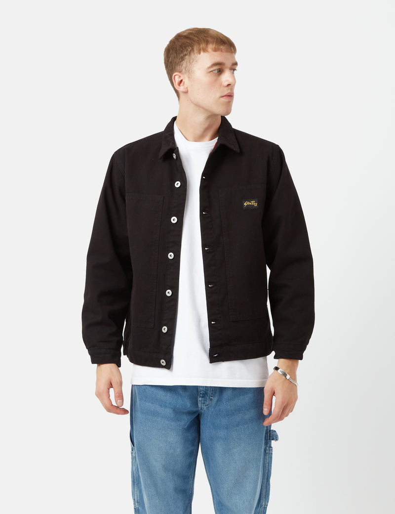 Stan Ray Winter Box Jacket (Duck Canvas) - Noir