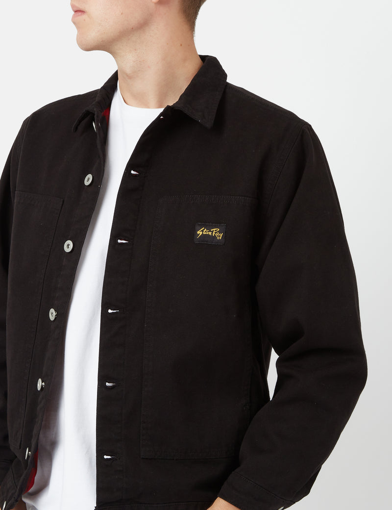 Stan Ray Winter Box Jacket (Duck Canvas) - Noir