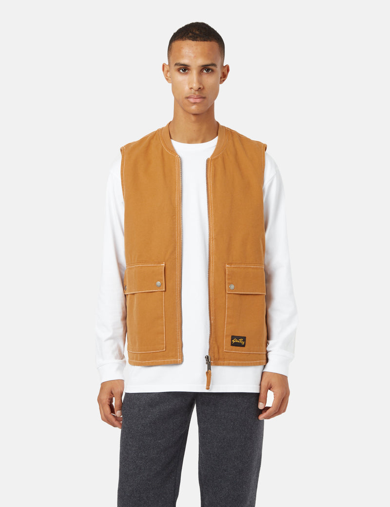 Gilet Stan Ray Works (Duck Canvas) - Marron