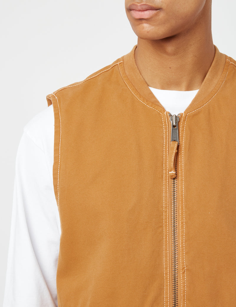 Gilet Stan Ray Works (Duck Canvas) - Marron