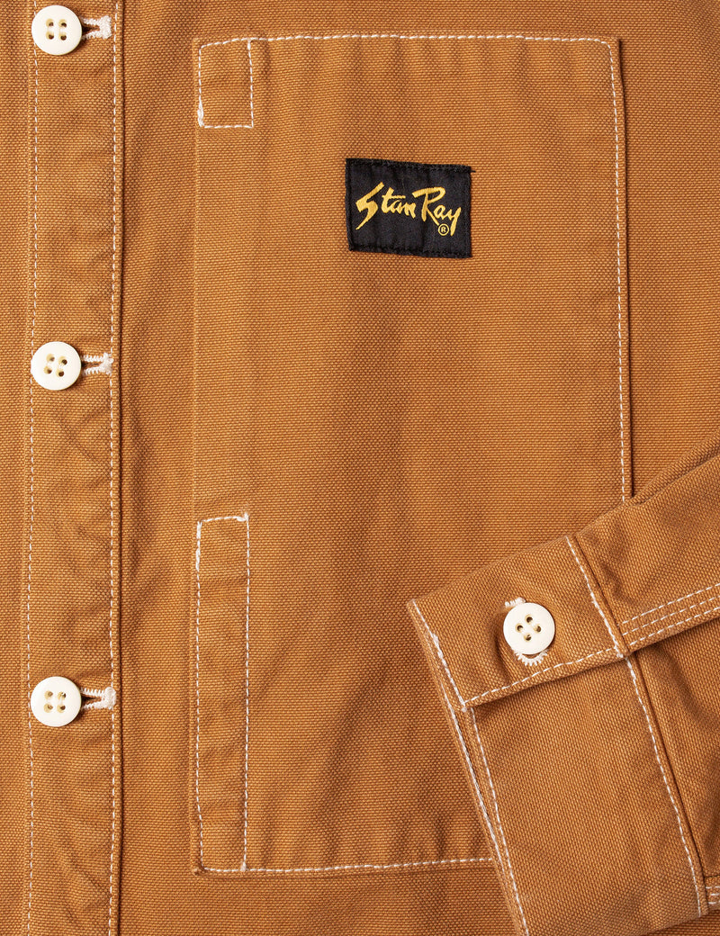 Stan Ray Gefängnishemd (Duck Canvas) - Braun