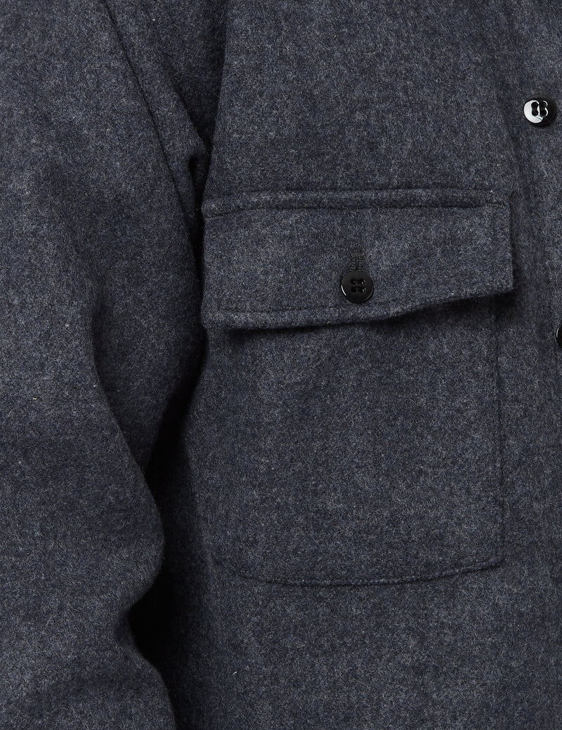 Chemise Stan Ray CPO (Laine) - Gris Moyen