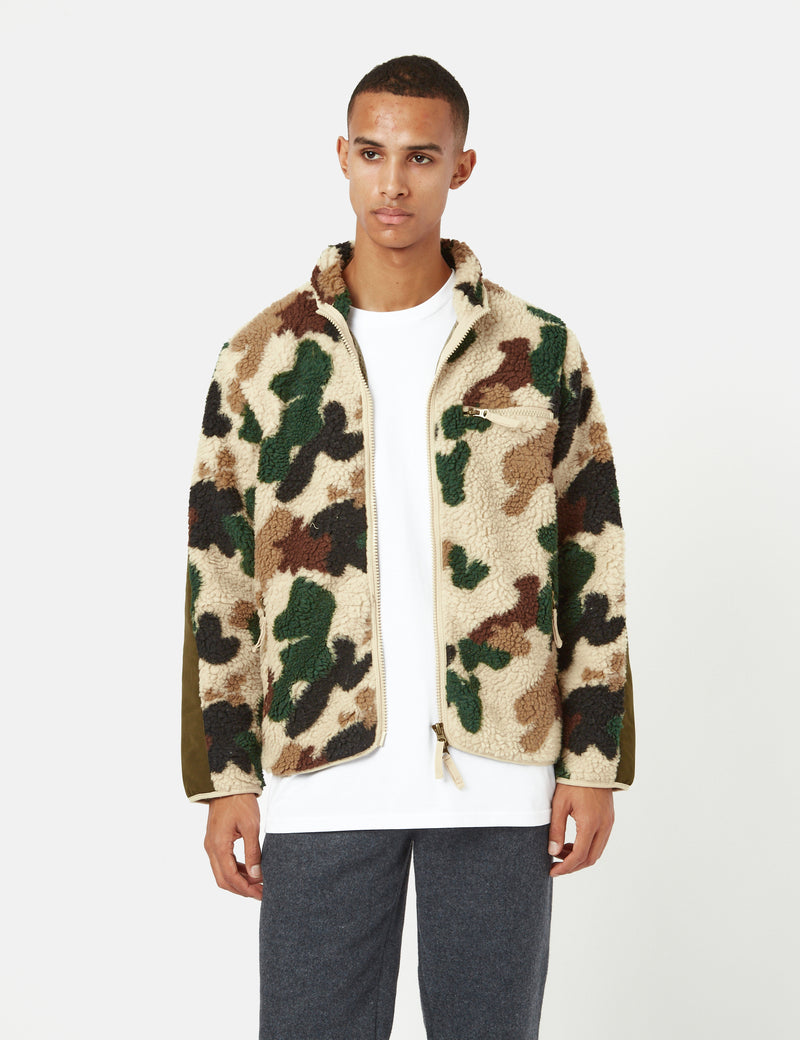 Polaire à poils longs Stan Ray (toile de canard) - Camo Green