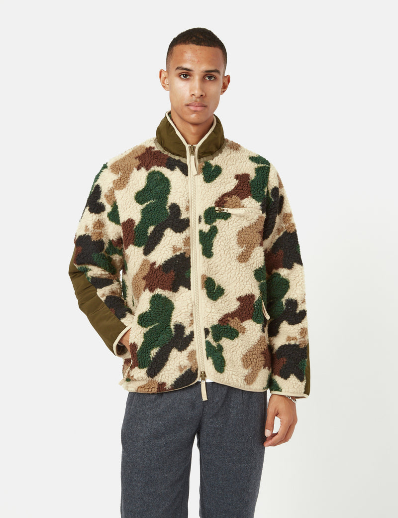 Polaire à poils longs Stan Ray (toile de canard) - Camo Green