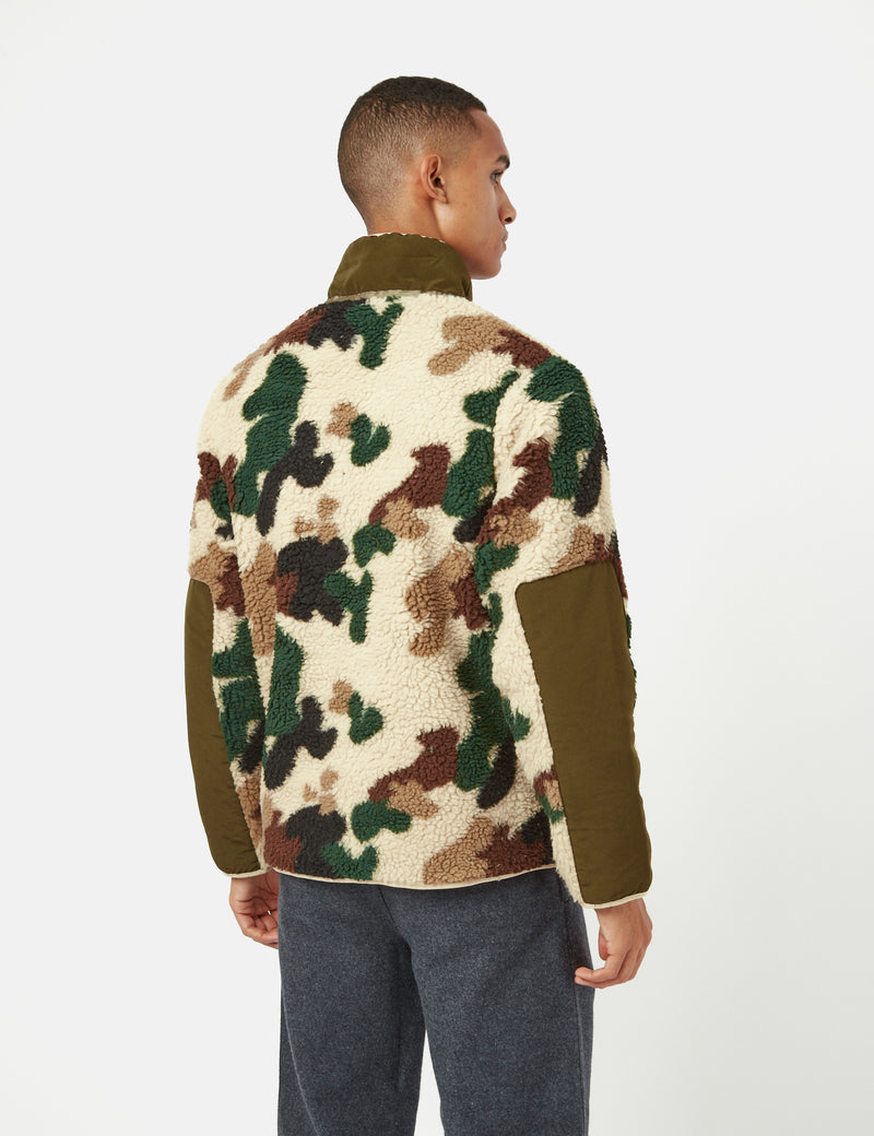 Polaire à poils longs Stan Ray (toile de canard) - Camo Green