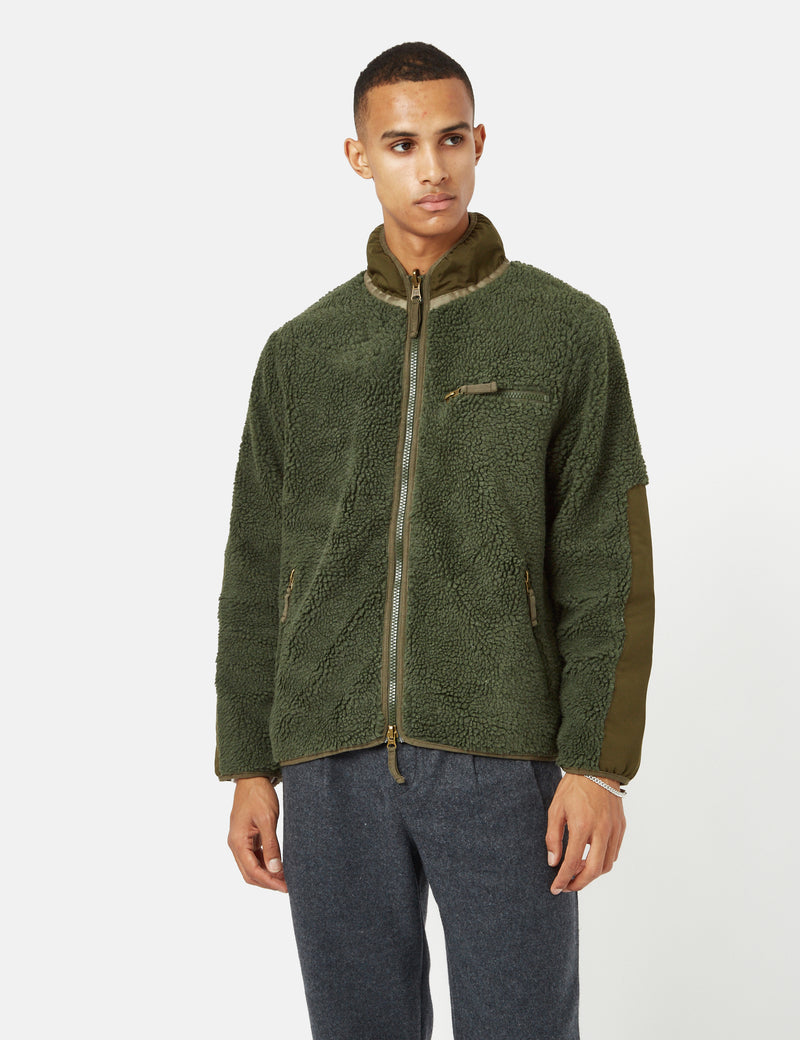 Polaire à poils longs Stan Ray - Vert olive