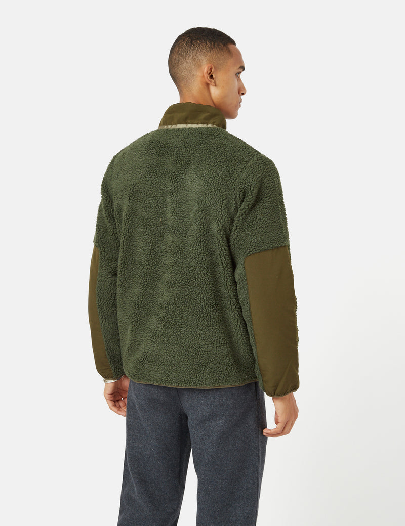 Polaire à poils longs Stan Ray - Vert olive