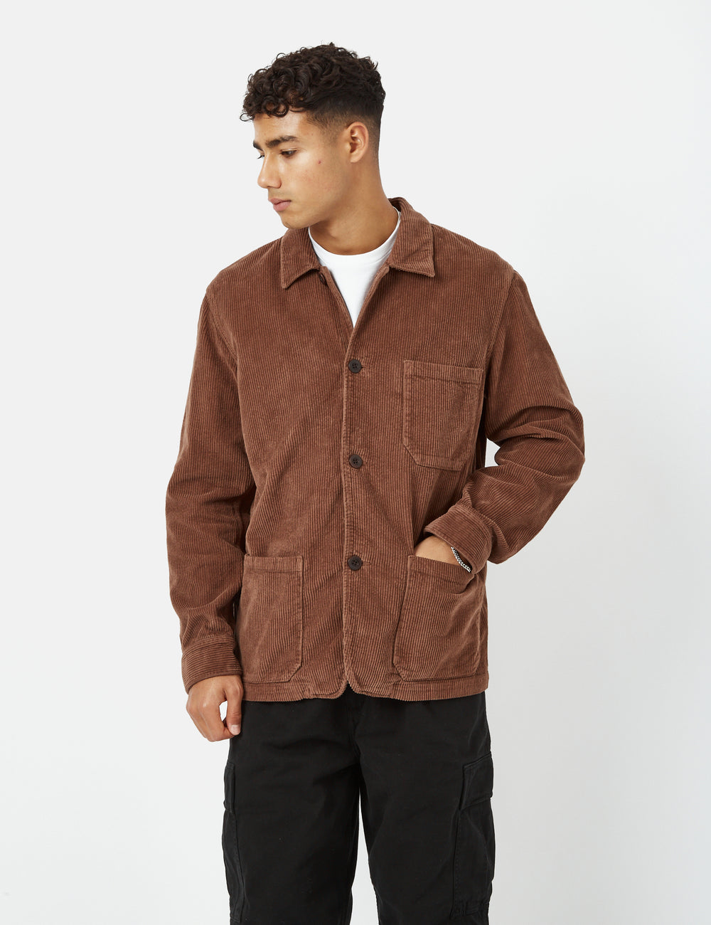 Portuguese Flannel Labura Jacket (Corduroy) - Brown i Urban Excess