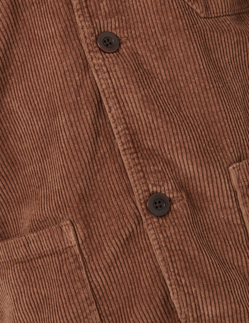 Portuguese Flannel Labura Jacket (Corduroy) - Brown