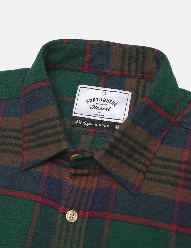 Portuguese Flannel Otton Shirt - Green