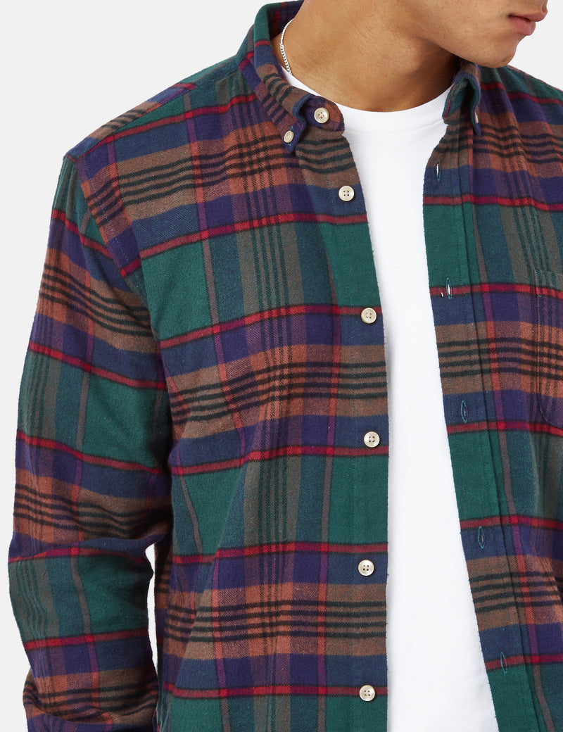 Portuguese Flannel Otton Shirt - Green