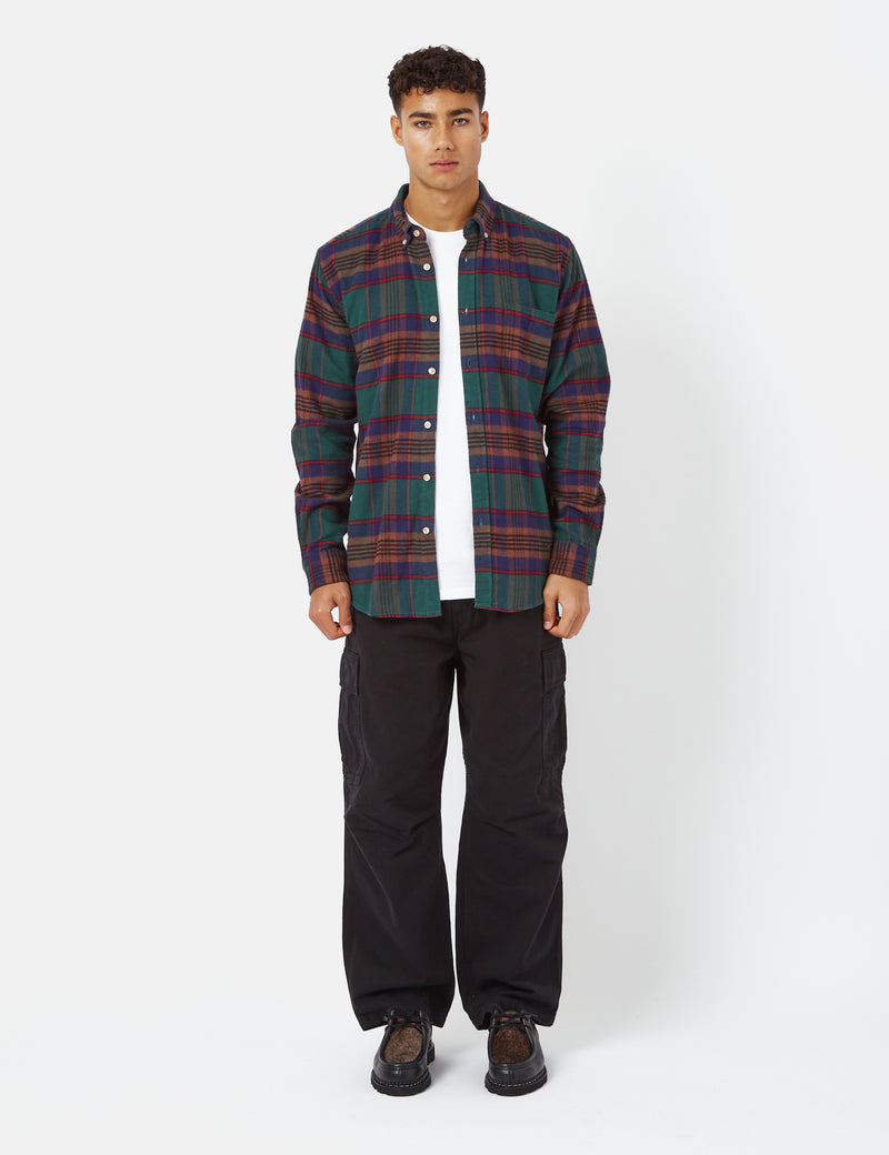 Portuguese Flannel Otton Shirt - Green