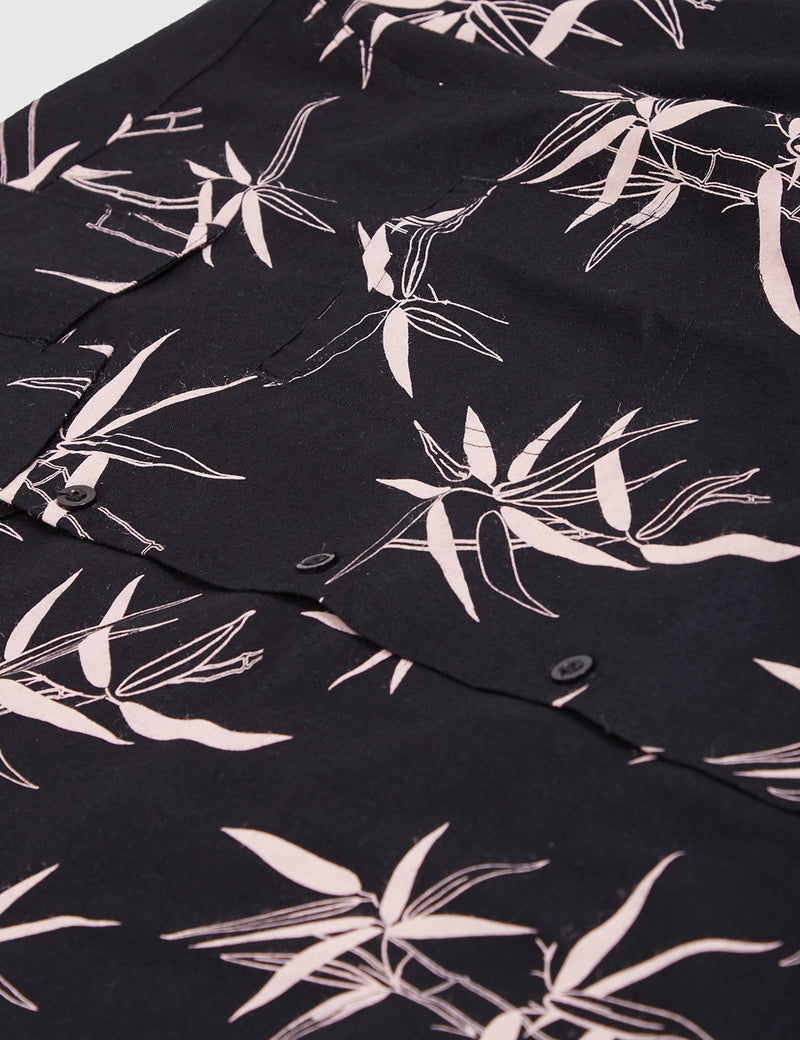 Bellfield Angkor Short Sleeve Shirt - Black