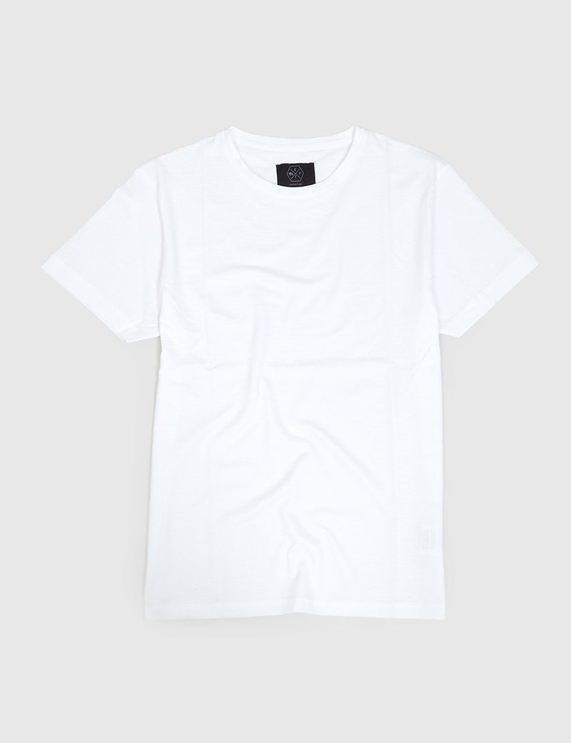 Bellfield Monrovia Jacquard T-Shirt - White