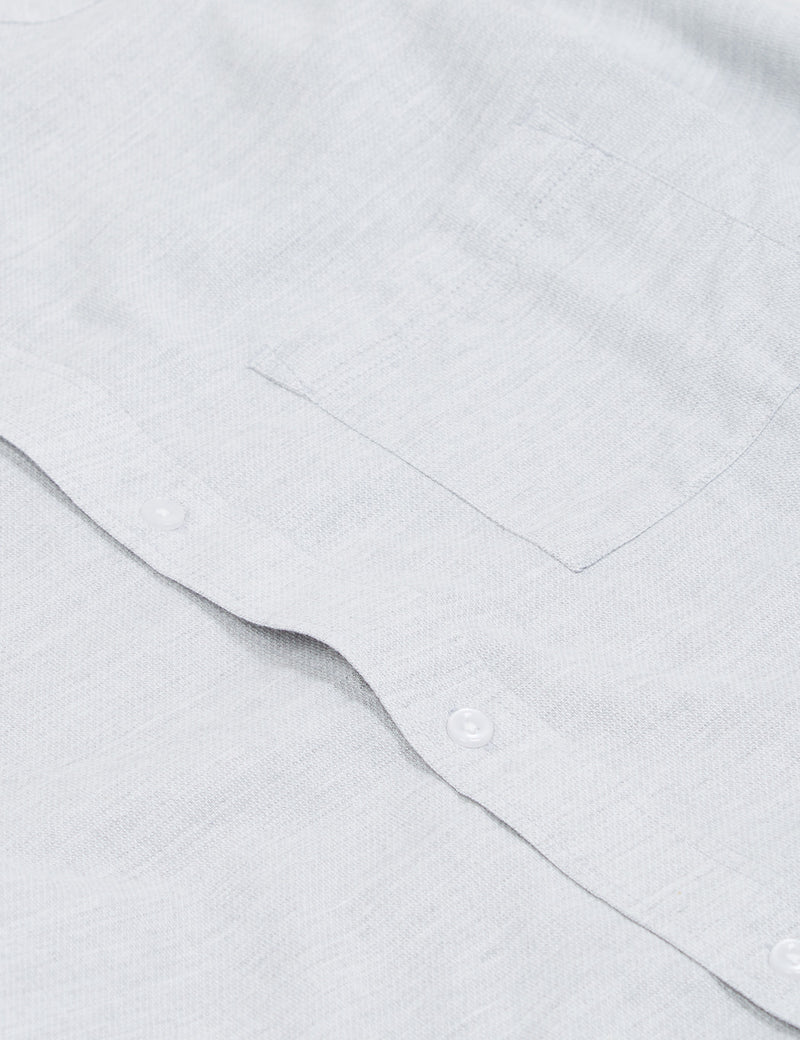Bellfield Wester Textured Shirt - Light Grey