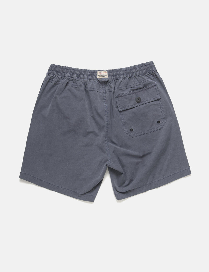 Deus Ex Machina Sandbar Solid Garment Dye Shorts - Indigo