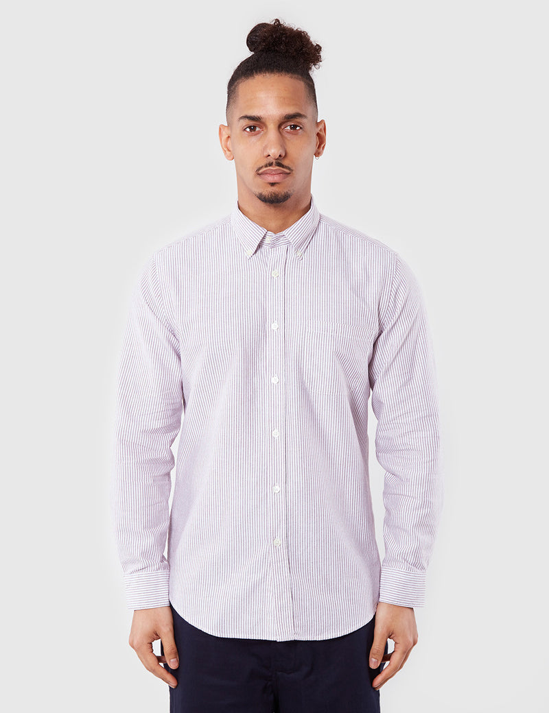 Portuguese Flannel Belavista Shirt - Bordeaux