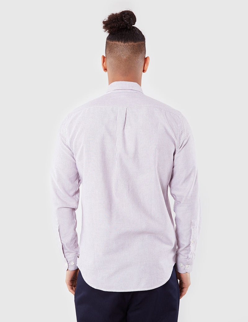 Portuguese Flannel Belavista Shirt - Bordeaux