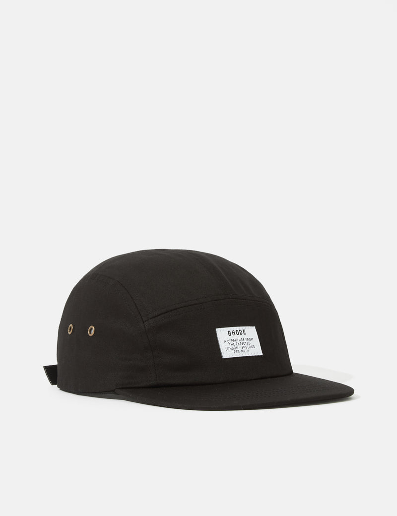 Bhode 5-Panel Cap - Schwarz