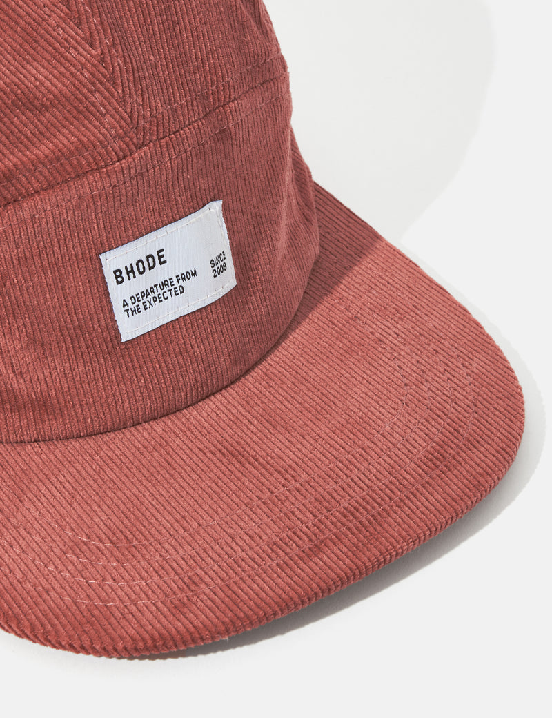Casquette 5 Panneaux (Cordon) Bhode - Vieux Rose