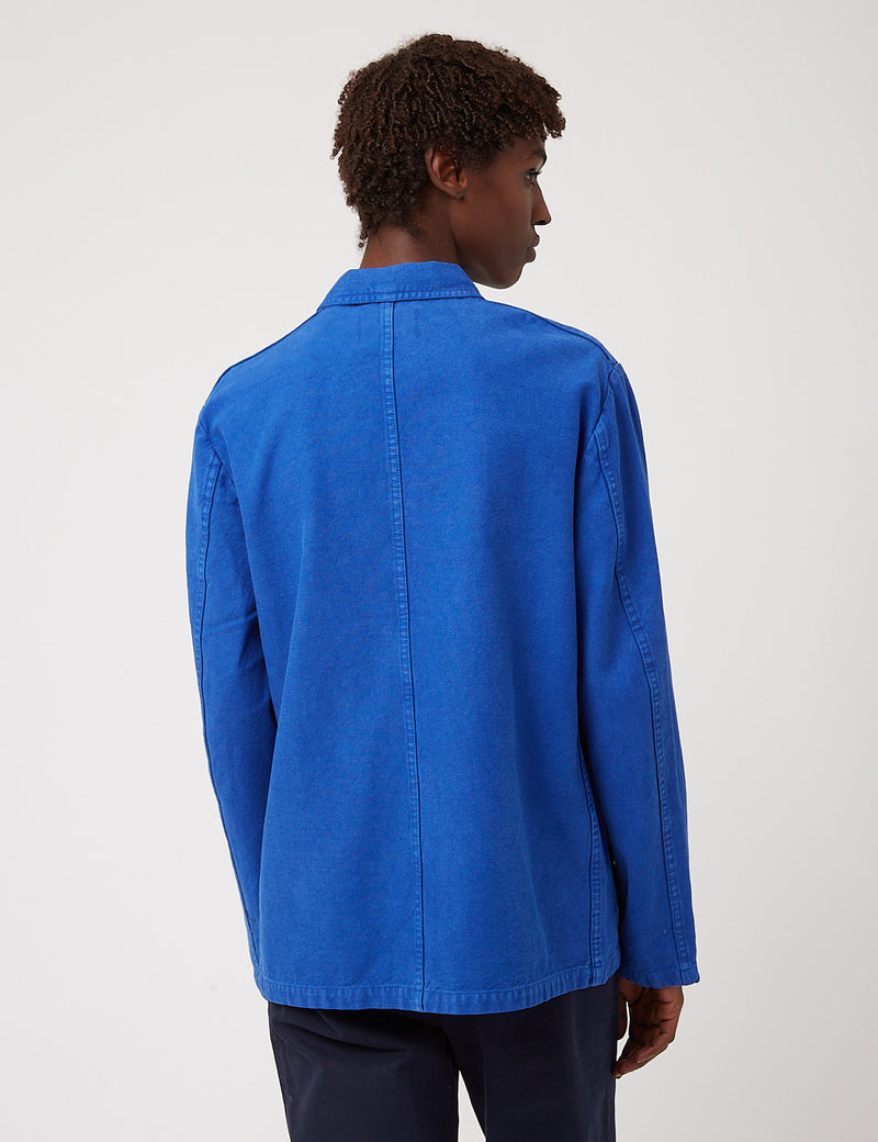 Bhode 초어 재킷(우드 버튼) - 부가티 블루
