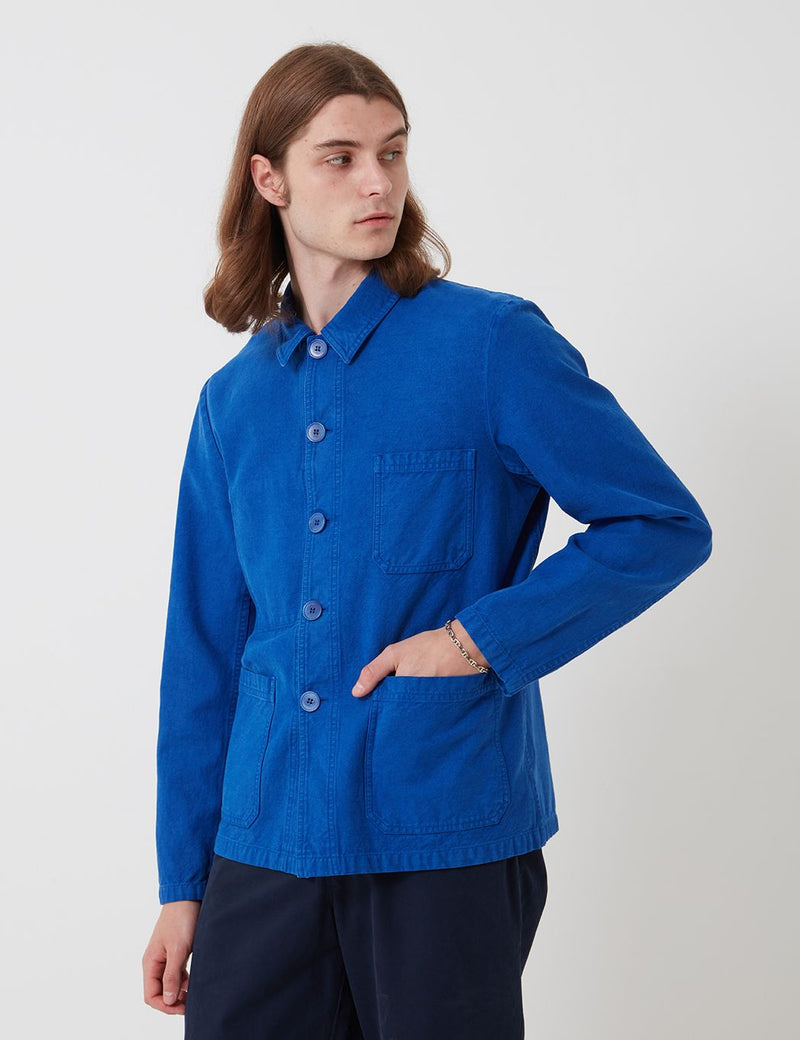 Bhode Chore Workwear Jacke - Buggati Blau (überfärbt)