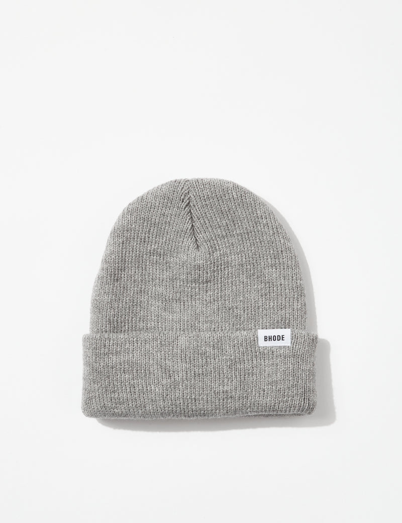 Bhode Everyday Beanie Hat - Heather Grey