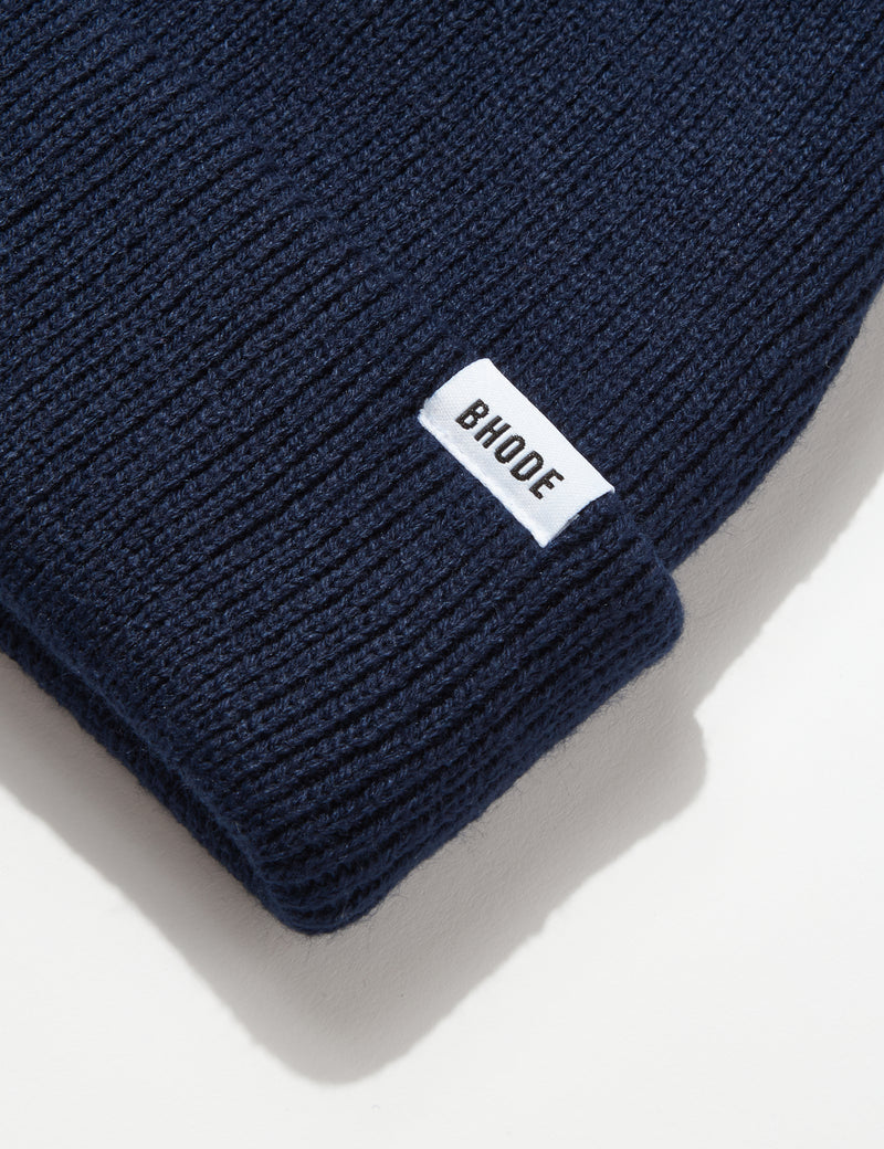 Bhode Everyday Beanie Hat - Peacoat Blue