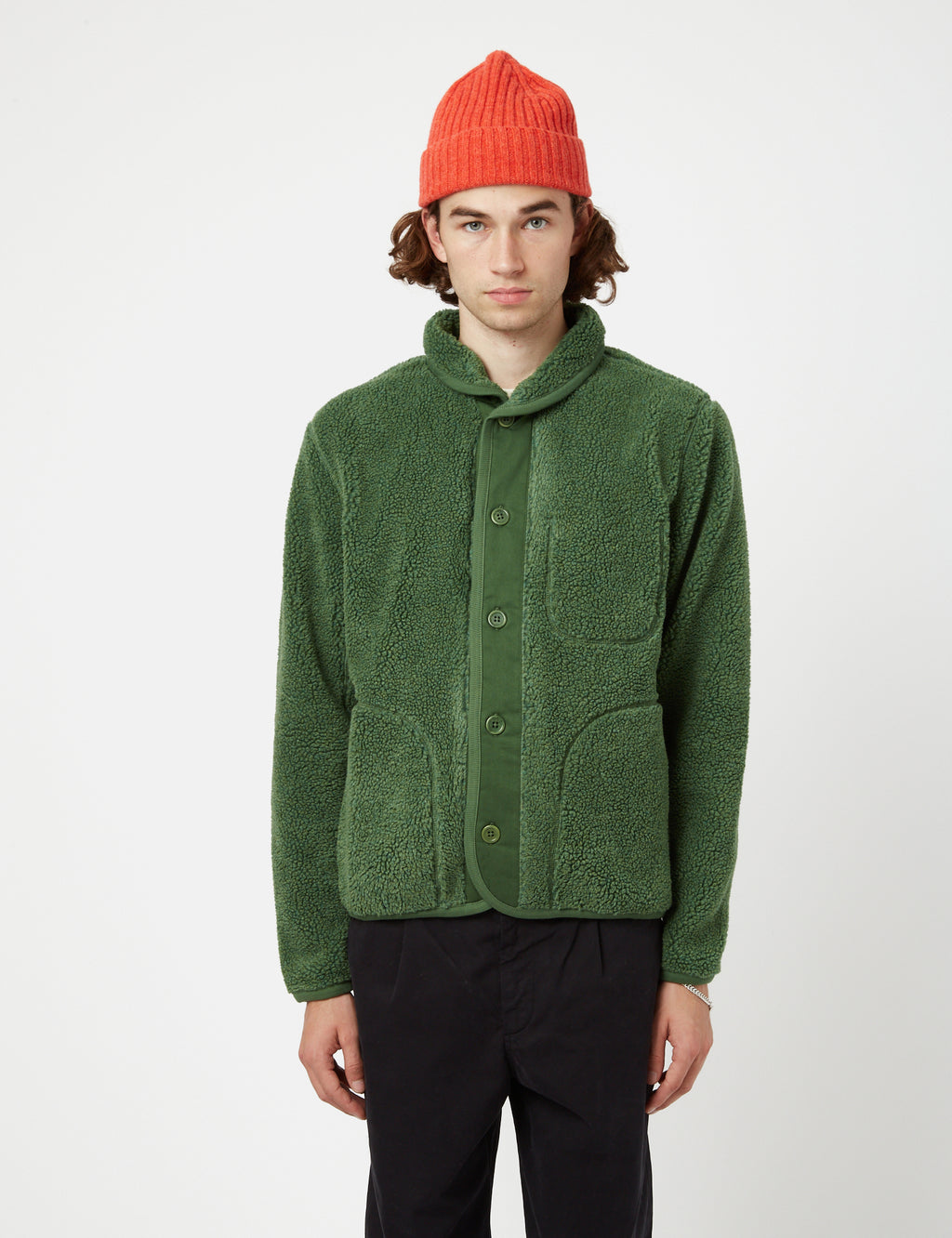Bhode Shawl Collar Fleece - Sage Green I Urban Excess. – URBAN EXCESS