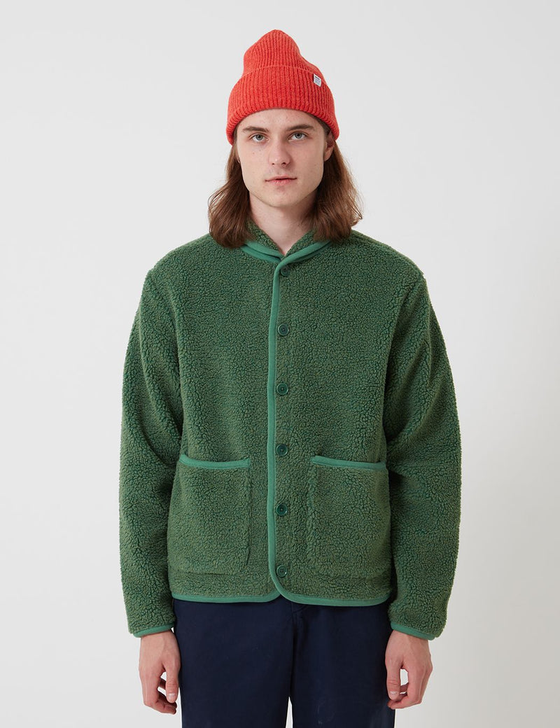 Bhode Fleece Work Jacket - Salbeigrün