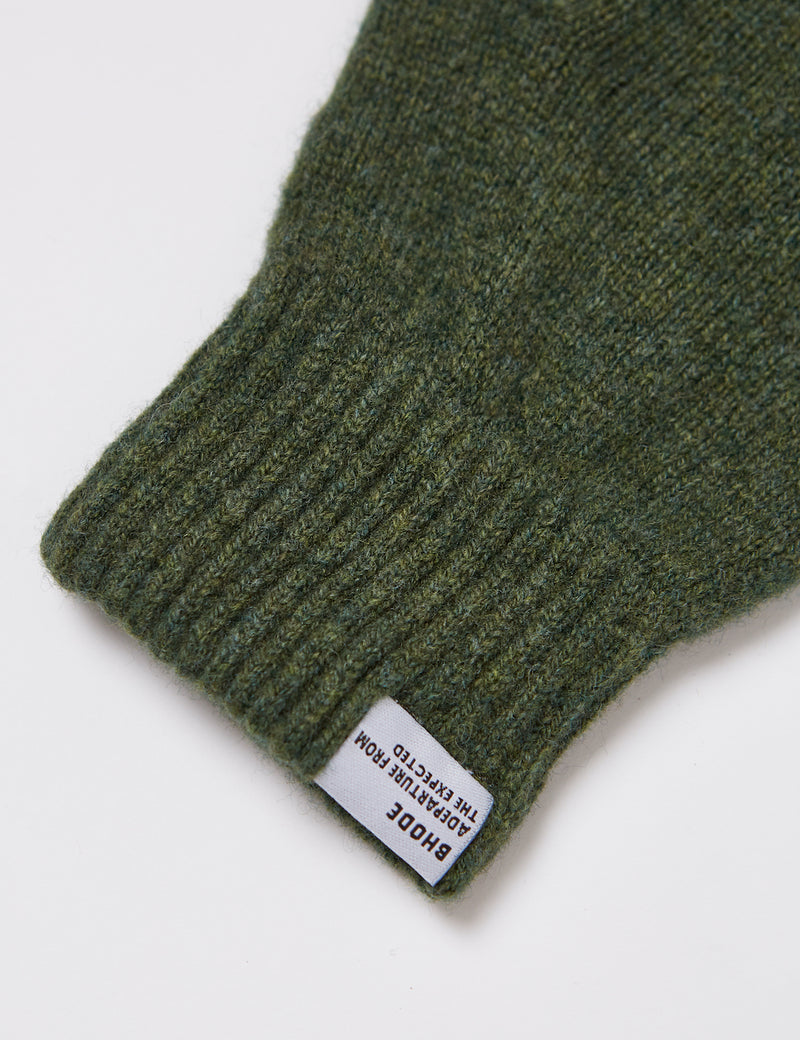 Gants Bhode Hawick (laine d'agneau) - Rosemary Green