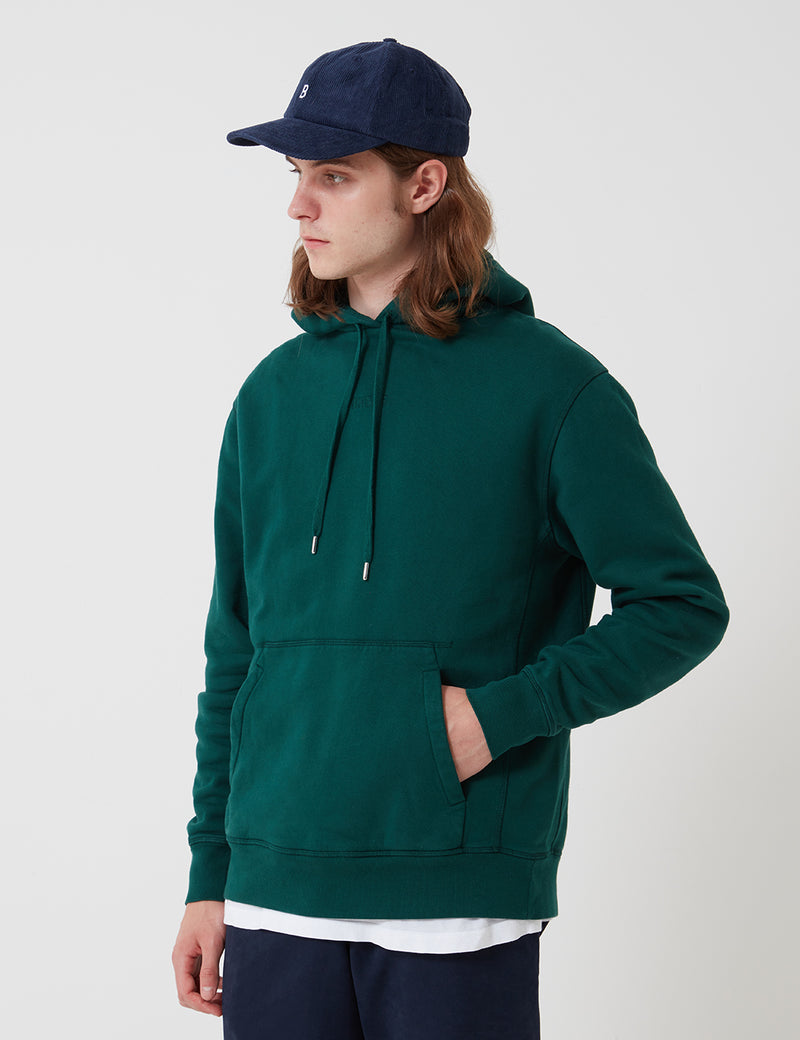 Bhode Oversized Pocket Hoodie (Organic Cotton 360gm2) - Forest Green