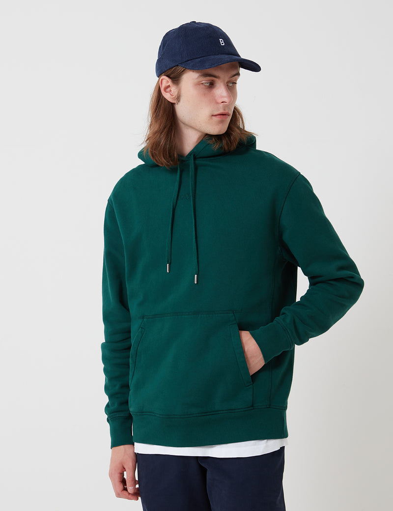 Bhode Oversized Pocket Hoodie (Organic Cotton 360gm2) - Forest Green