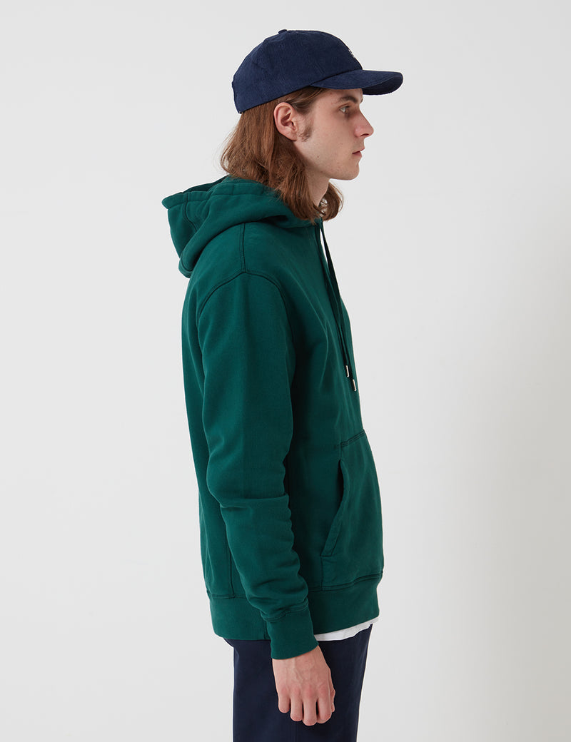 Bhode Oversized Pocket Hoodie (Organic Cotton 360gm2) - Forest Green