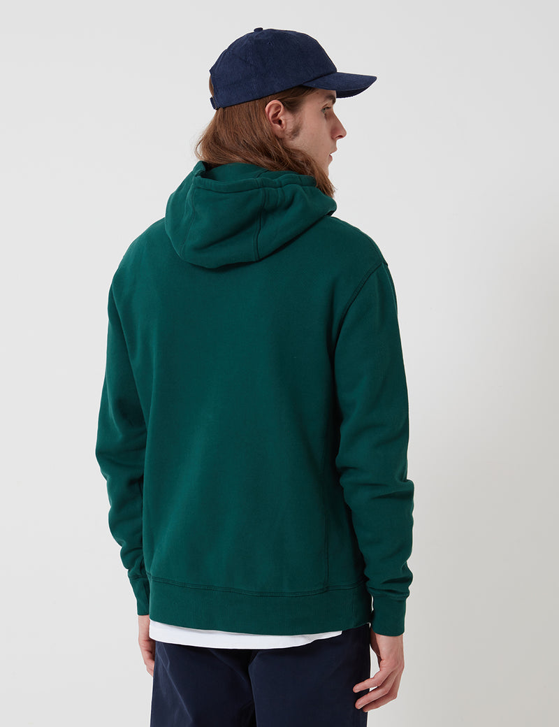 Bhode Oversized Pocket Hoodie (Organic Cotton 360gm2) - Forest Green