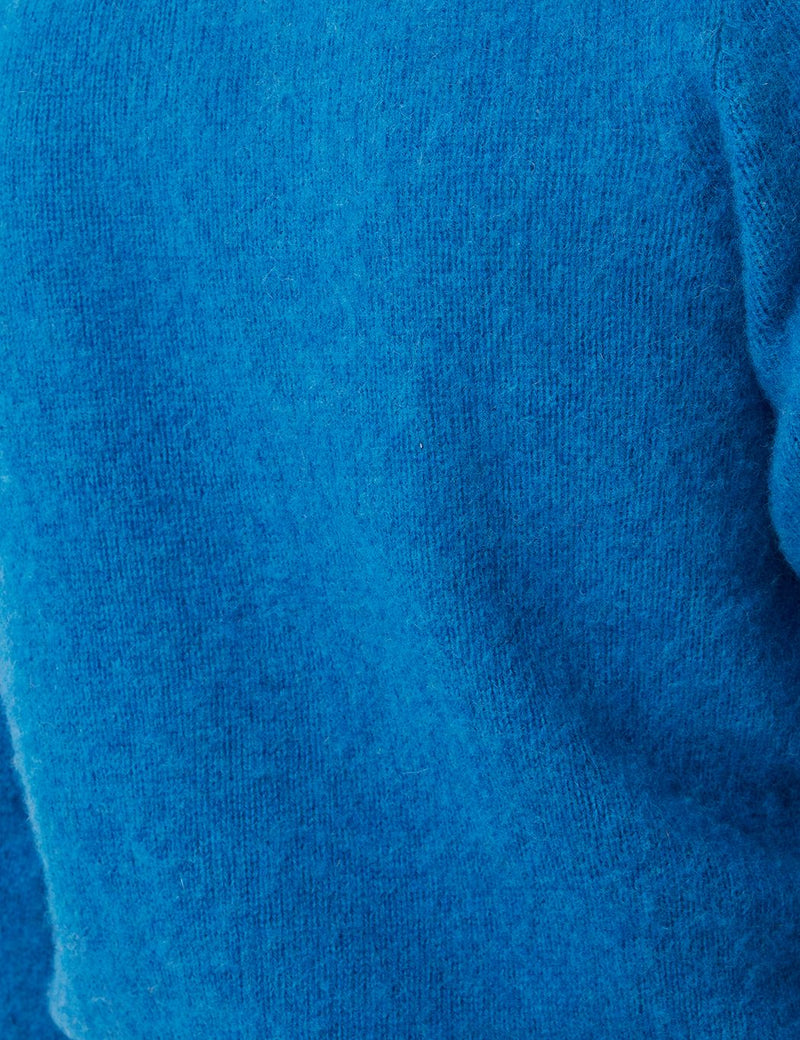 Bhode Supersoft Lambswool Jumper (Hergestellt in Schottland) - New Blue