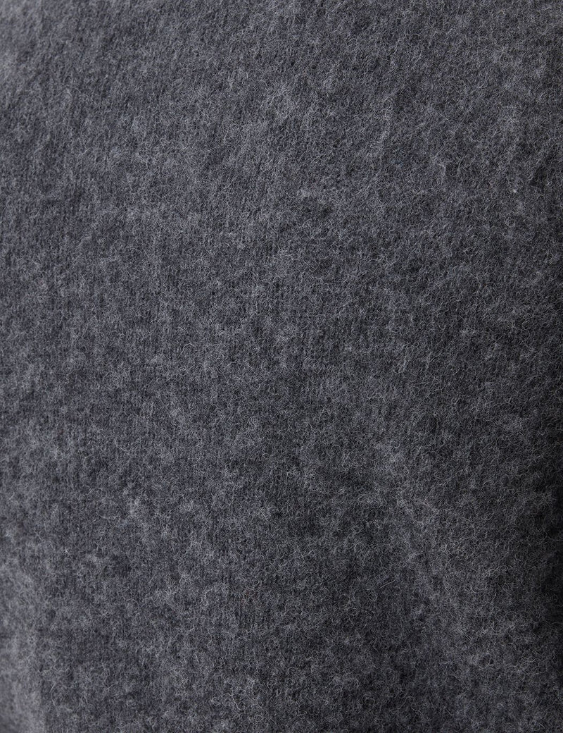 Bhode Supersoft Lambswool 점퍼 (Made in Scotland)-Oxford Gray