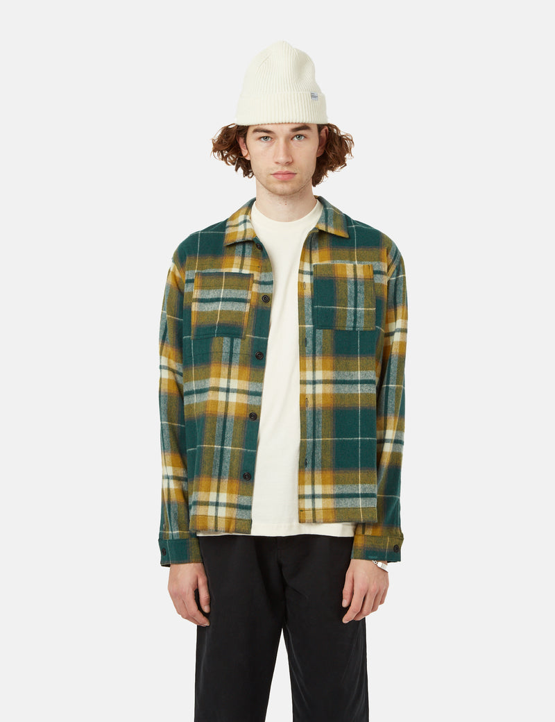 Bhode Overshirt (Plaid) - Green