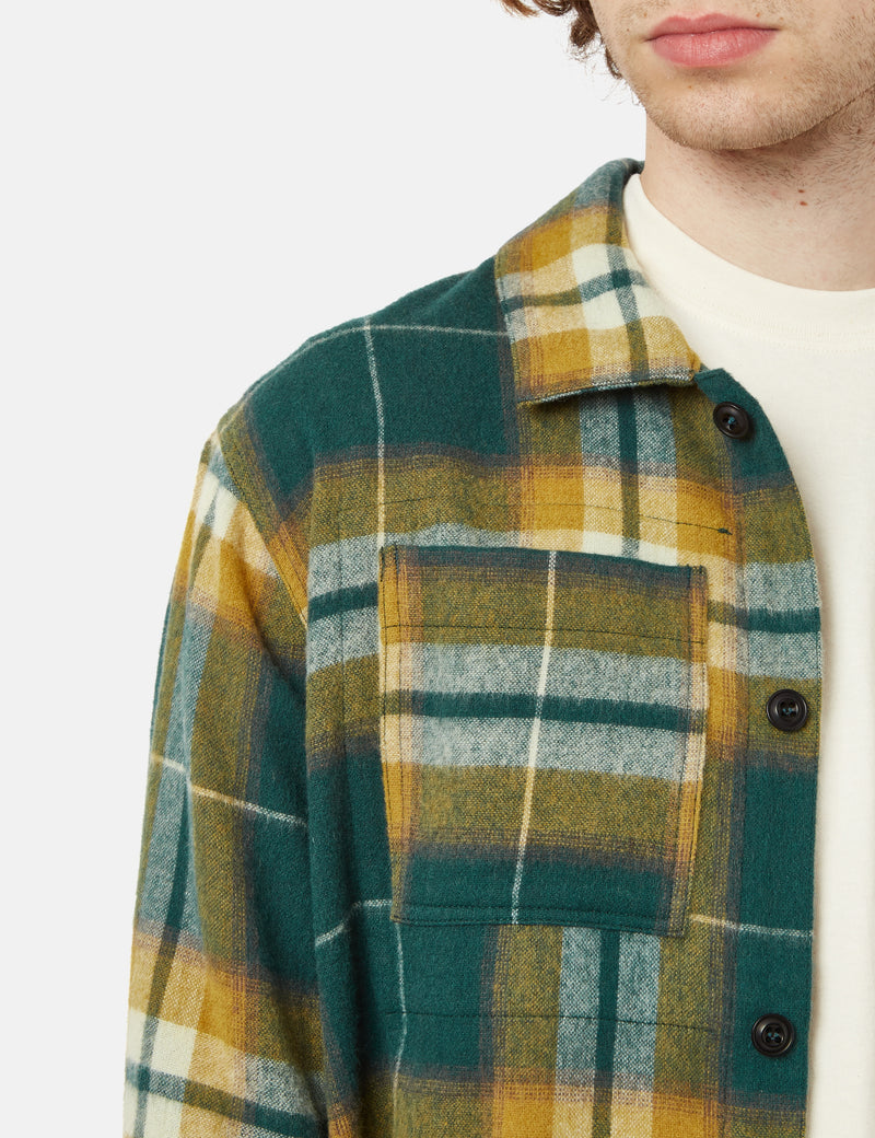 Bhode Overshirt (Plaid) - Green