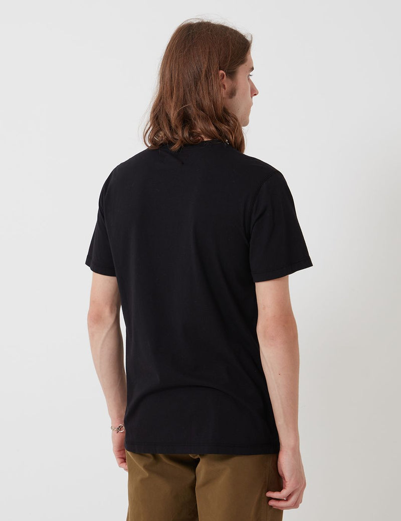 T-Shirt Bhode Besuto (Coton Bio) - Noir