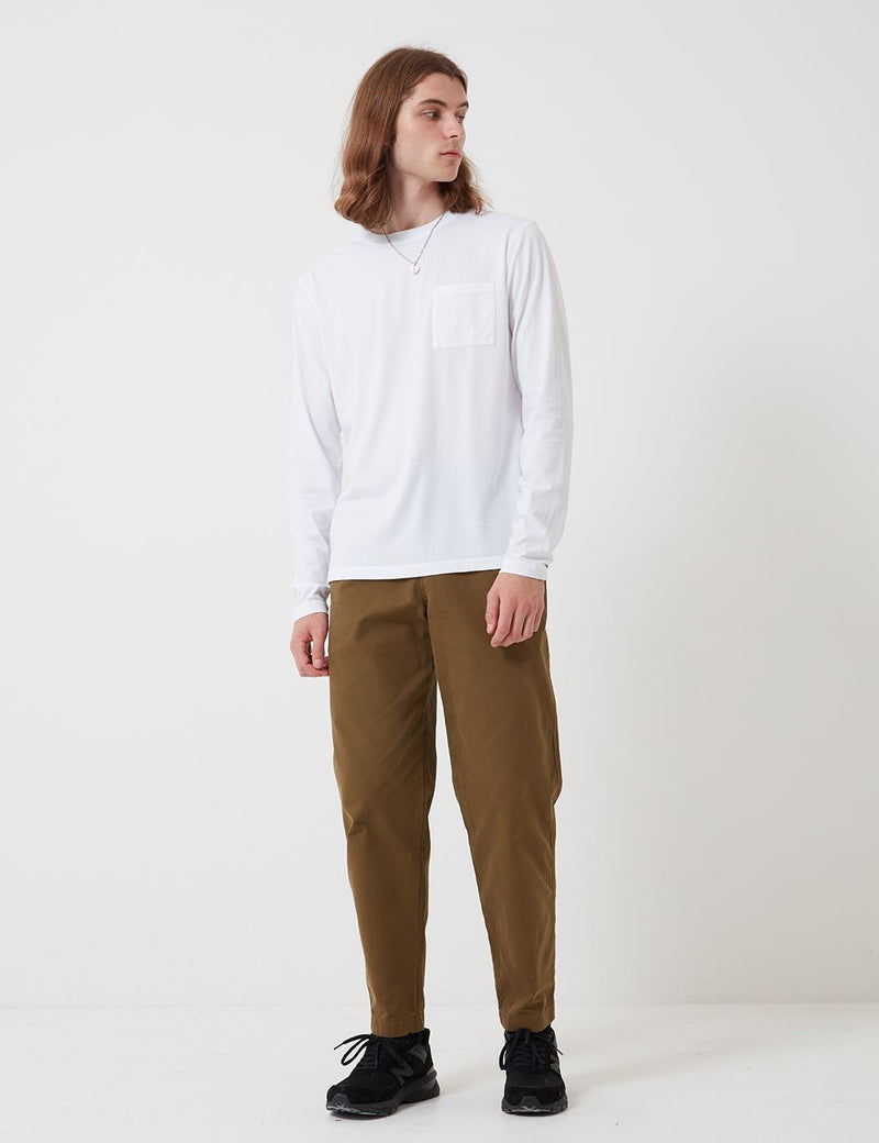 T-Shirt à Manches Longues Bhode (Coton Biologique) - Blanc