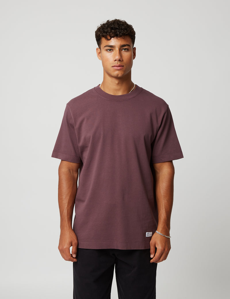 T-Shirt Bhode Everyday Heavyweight (Bio) - Aubergine
