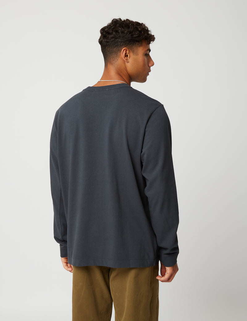 T-Shirt à Manches Longues Bhode Everyday Heavyweight (Bio) - Dusty Black