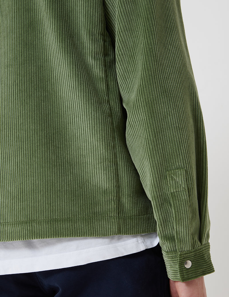 Bhode x Brisbane Moss Zip Jacket (Cord) Bhode Green