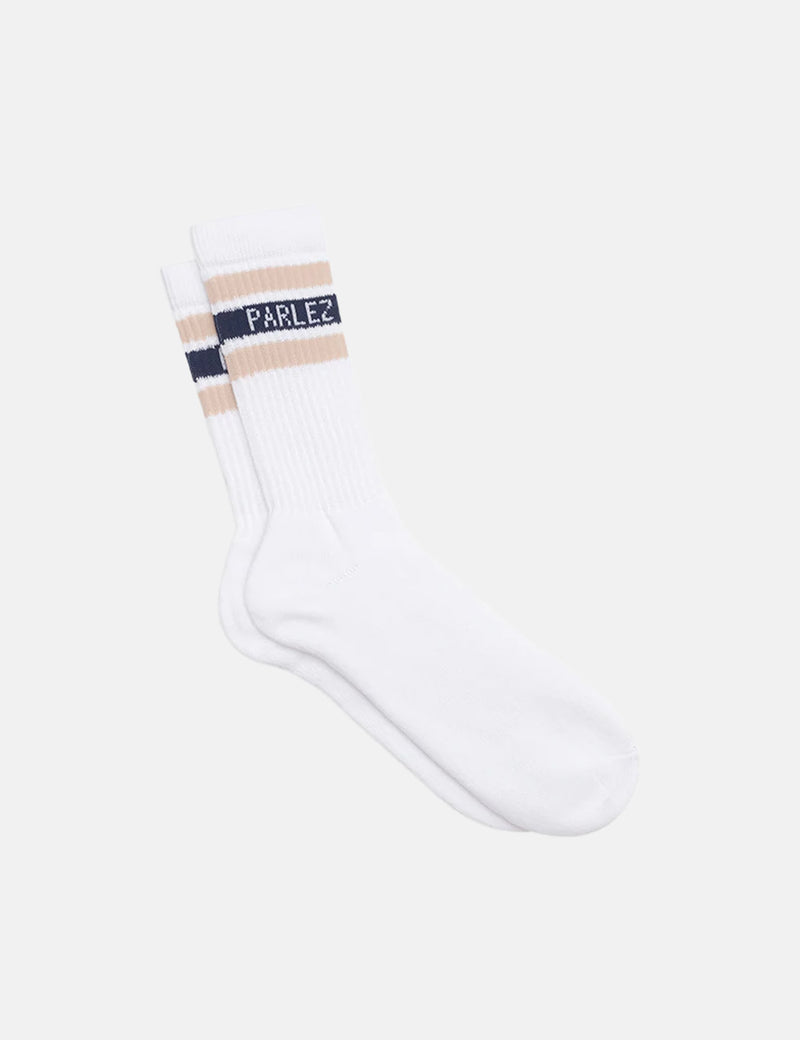 Chaussettes Parlez Block - Sable/Marine