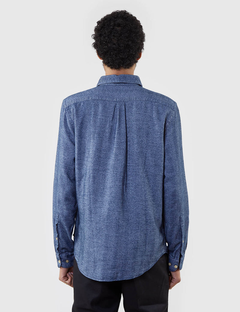 Portuguese Flannel Broca Shirt - Blue