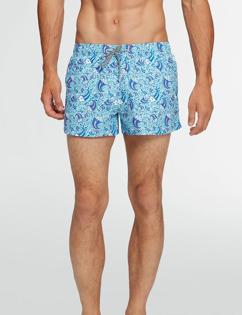 Boardies Wavey DayzShortieスイムショーツ-ブルー
