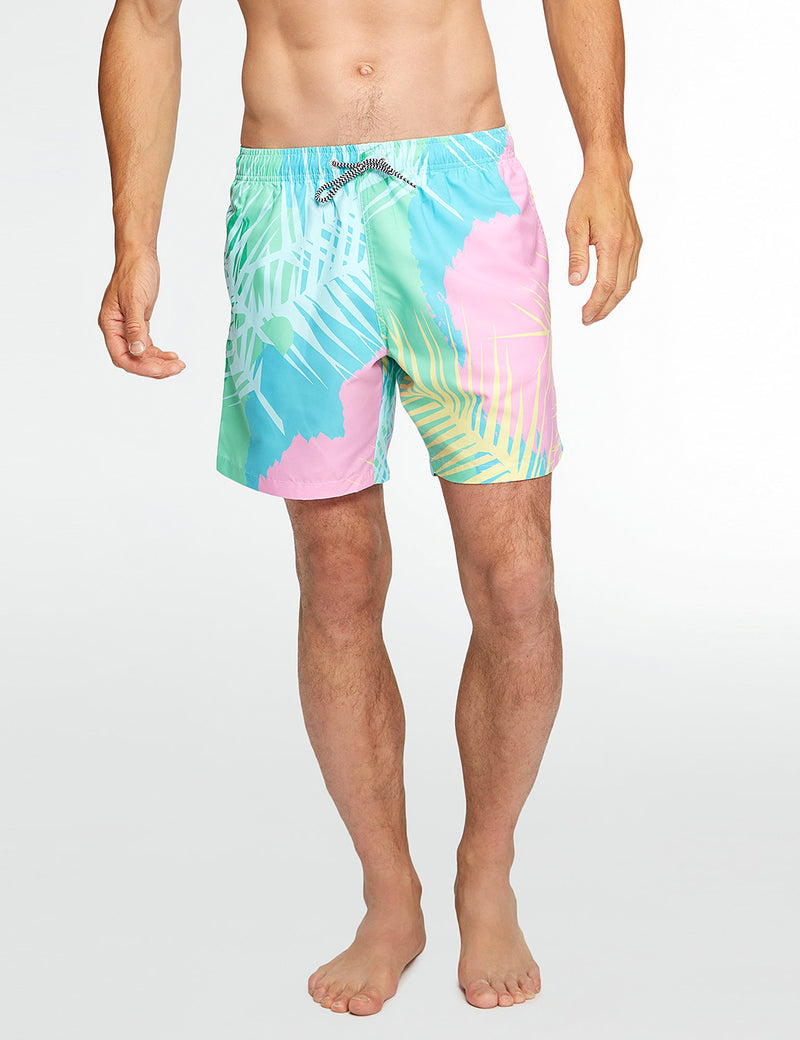 Boardies Tropicanoスイムショーツ（ミドル丈）-ブルー