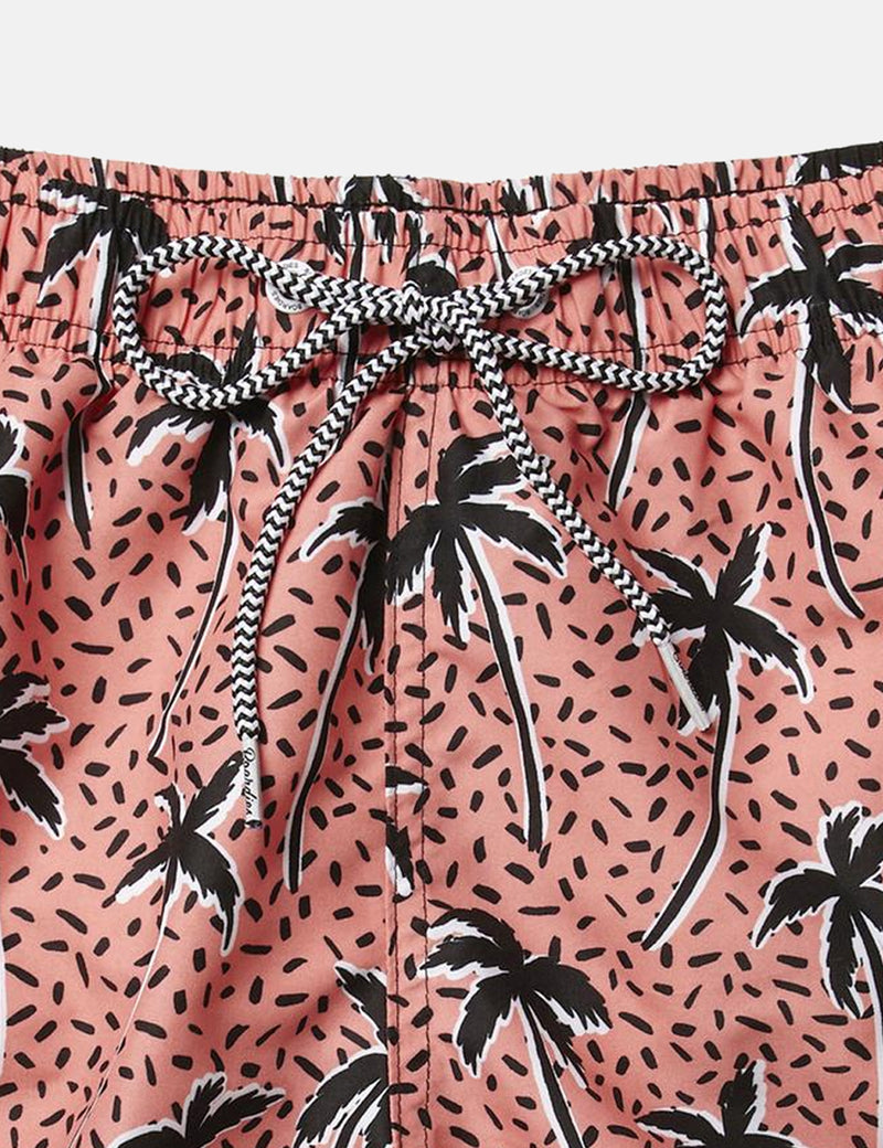 Boardies Flair Palm Red Swim Shorts (Short) - Multi